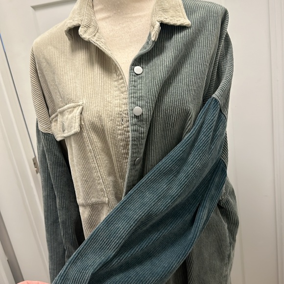 POL Corduroy Shacket NWT - Picture 3 of 6